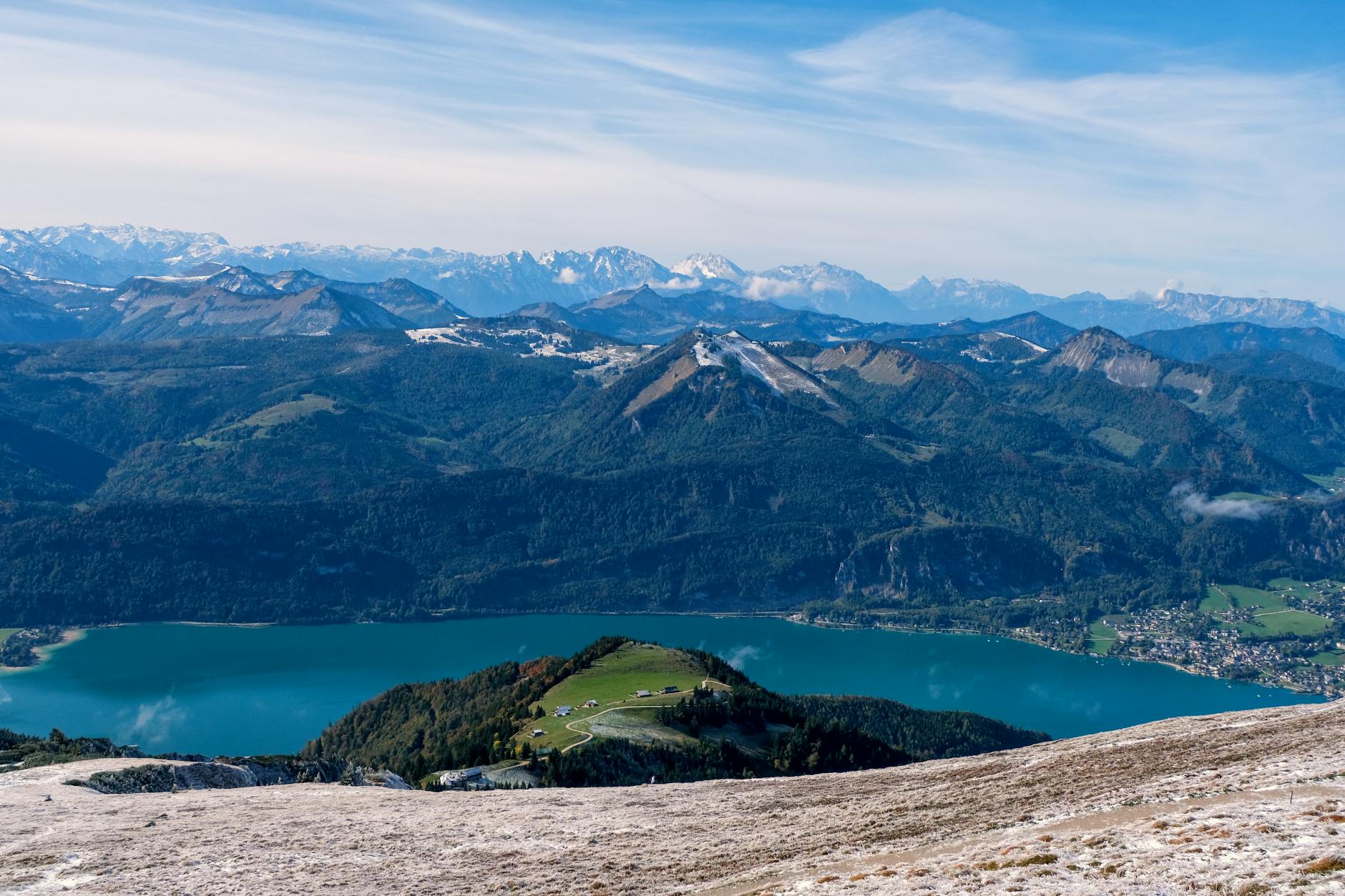 Wolfgangsee im Sonnenuntergang